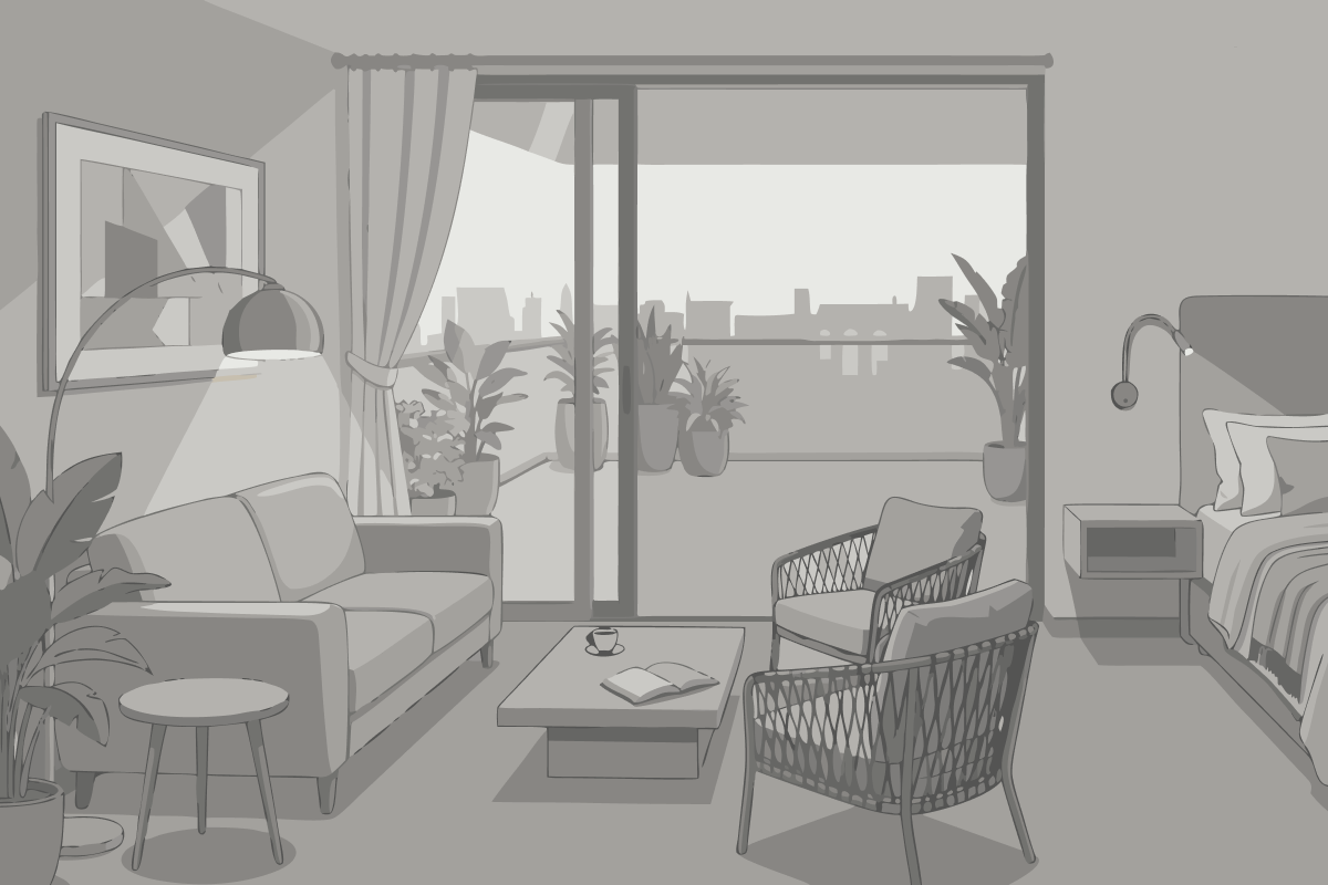 Deluxe Apartment mit 1 Schlafzimmer